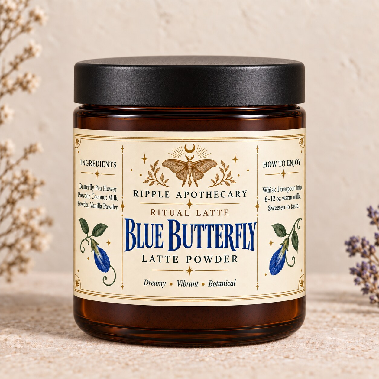 BLUE BUTTERFLY ritual latte powder