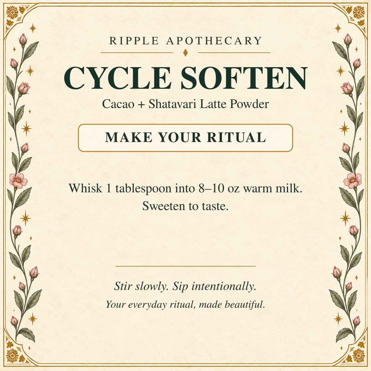 CYCLE SOFTEN ritual