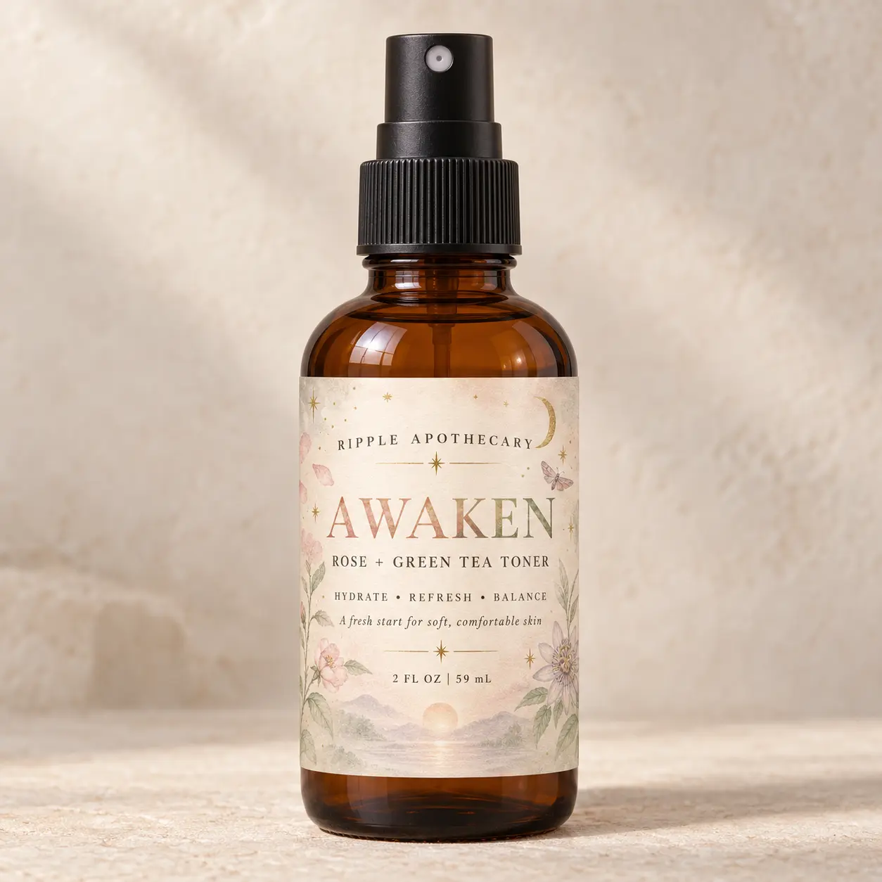 AWAKEN Rose + Green Tea Face Toner