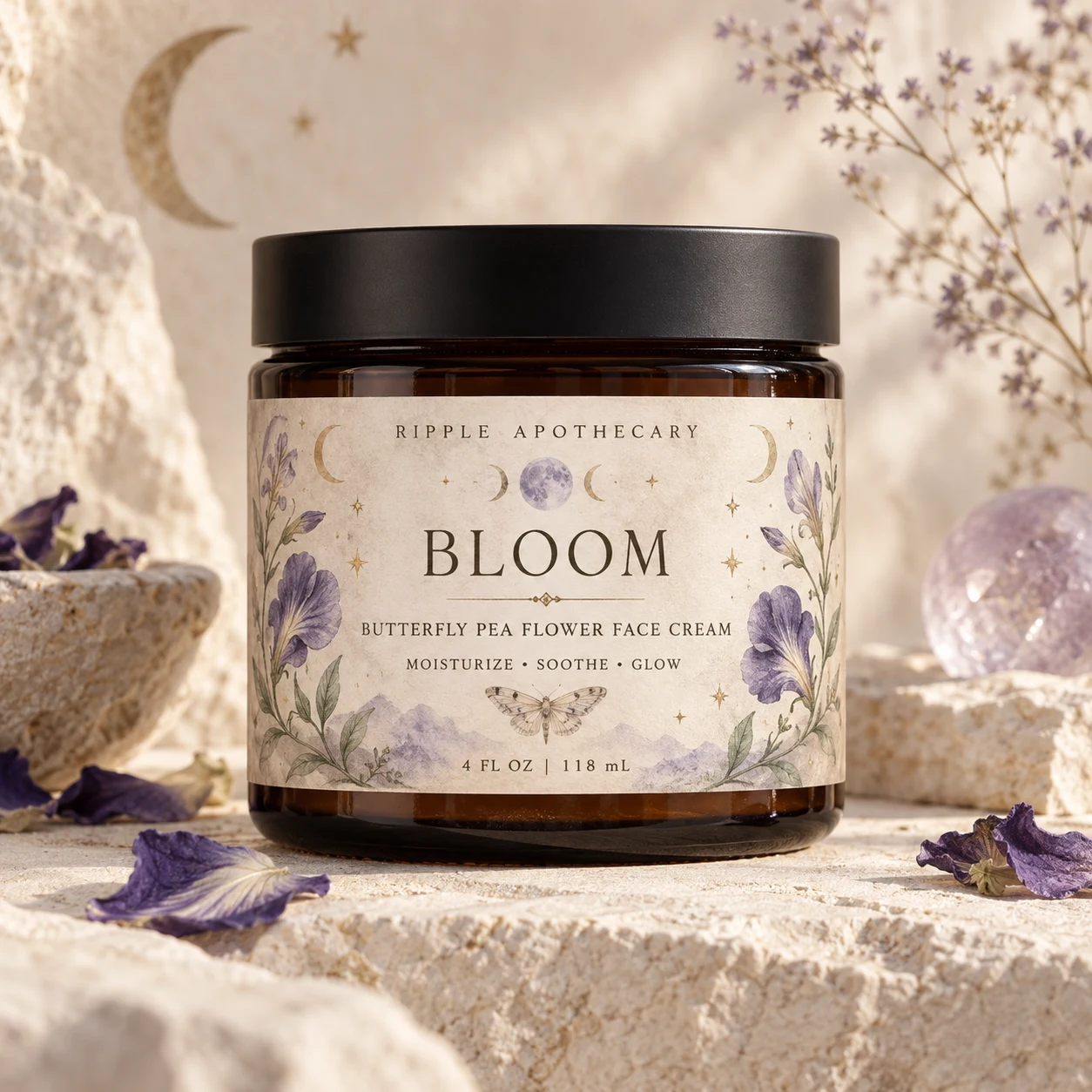 BLOOM Butterfly Pea Flower Face Cream