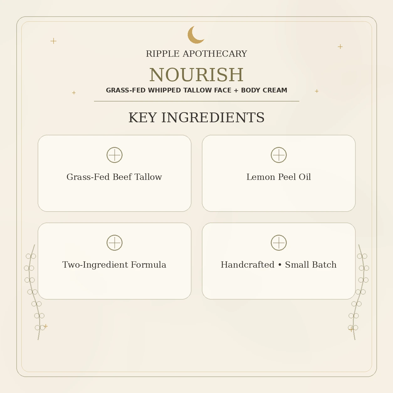 NOURISH key ingredients