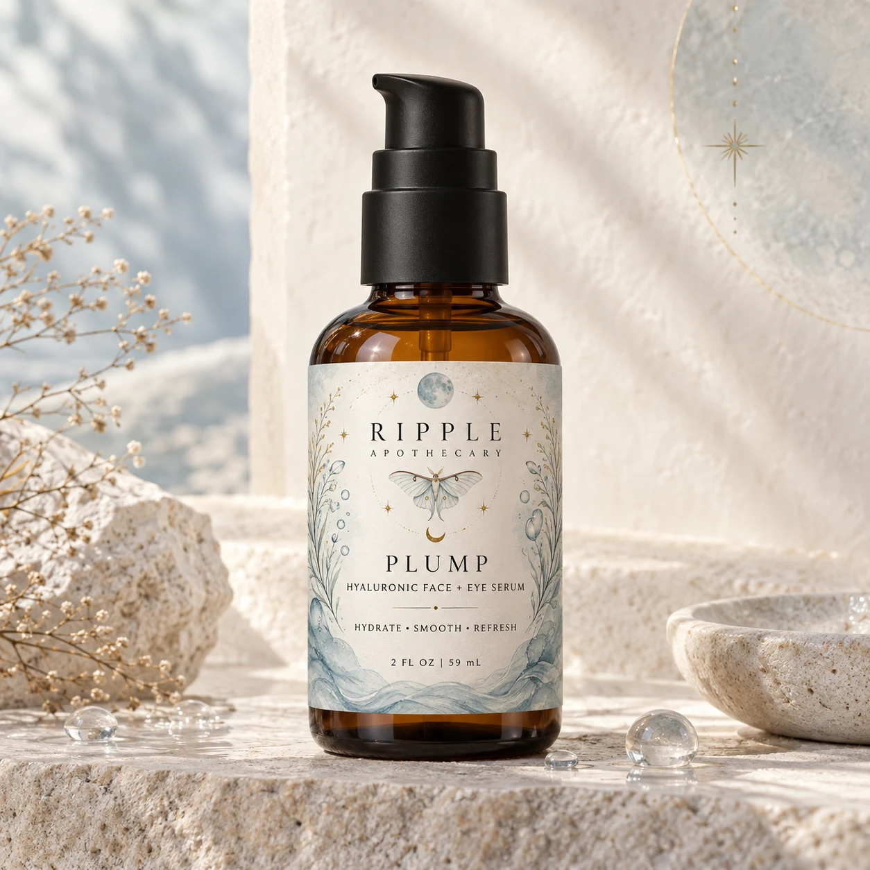 PLUMP Hyaluronic Face + Eye Serum