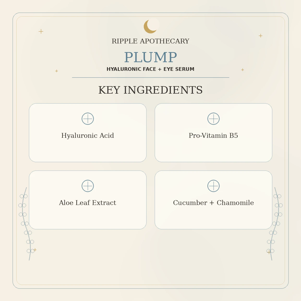 PLUMP key ingredients