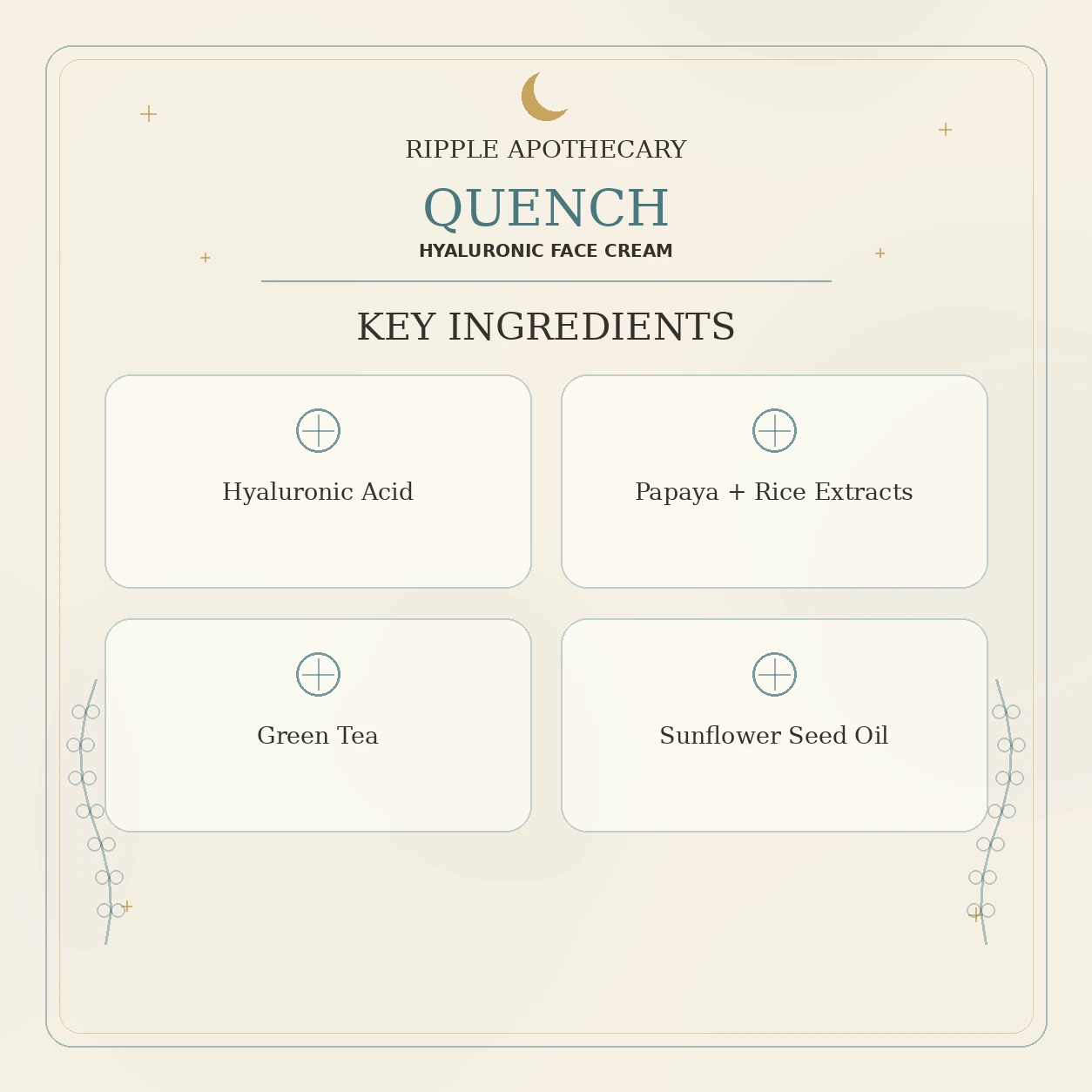 QUENCH key ingredients