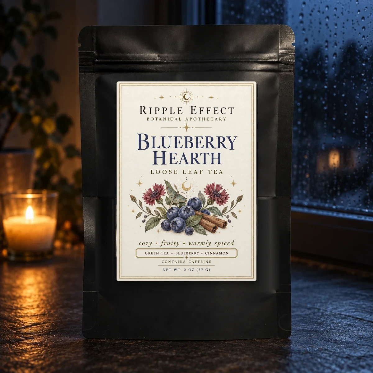 Blueberry Hearth loose leaf tea