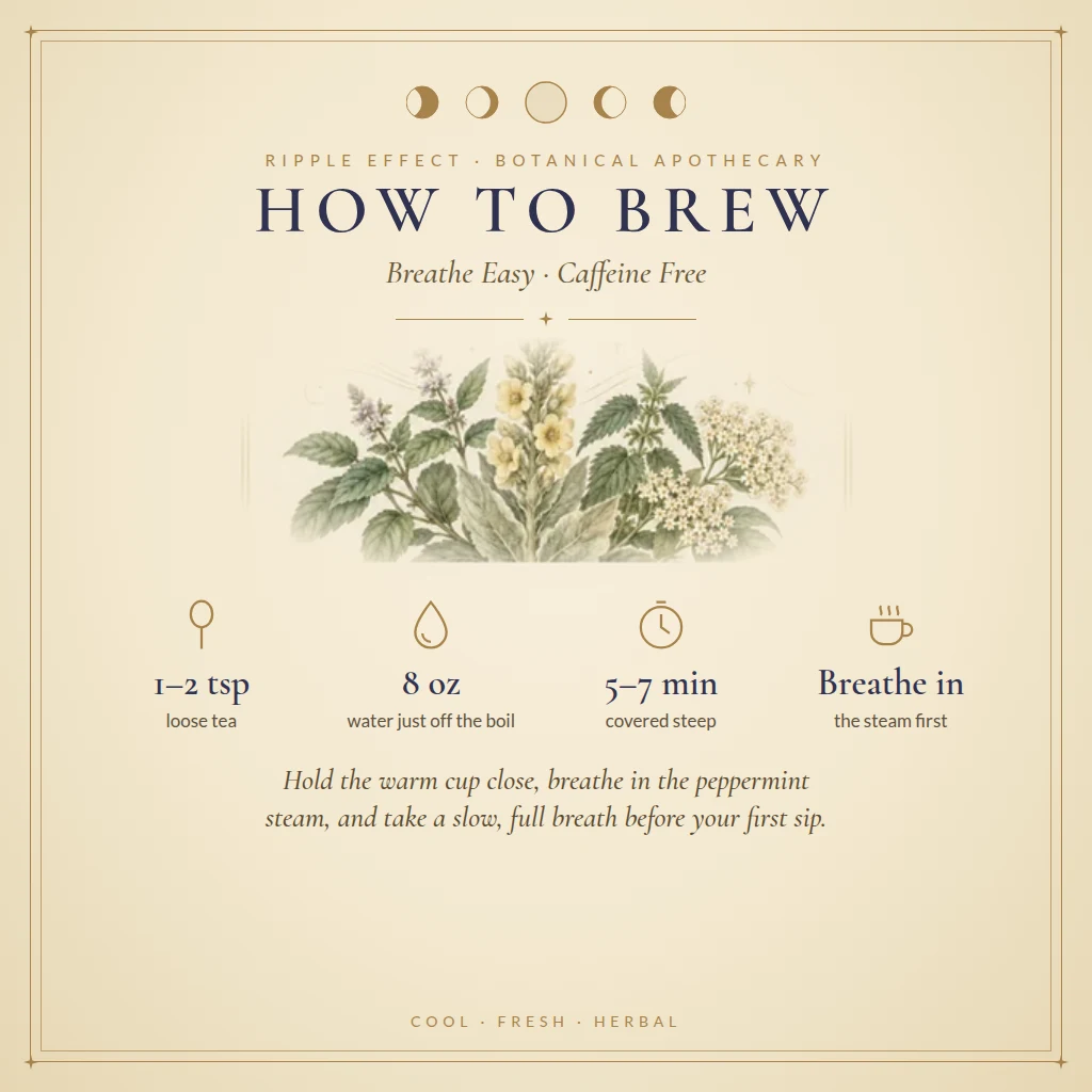 How to brew Breathe Easy tea