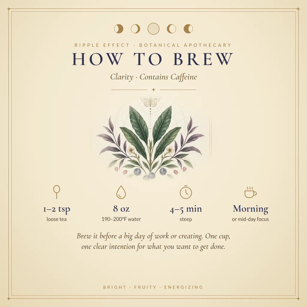 How to brew Clarity tea