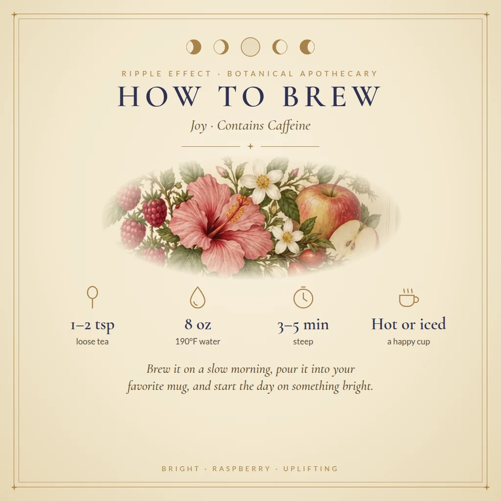 How to brew Joy tea