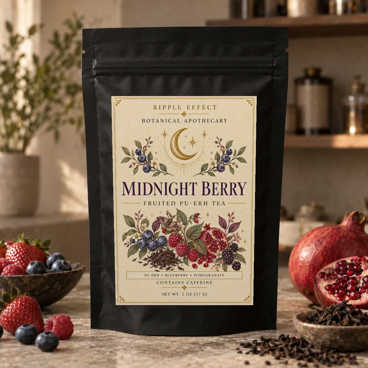 Midnight Berry loose leaf tea
