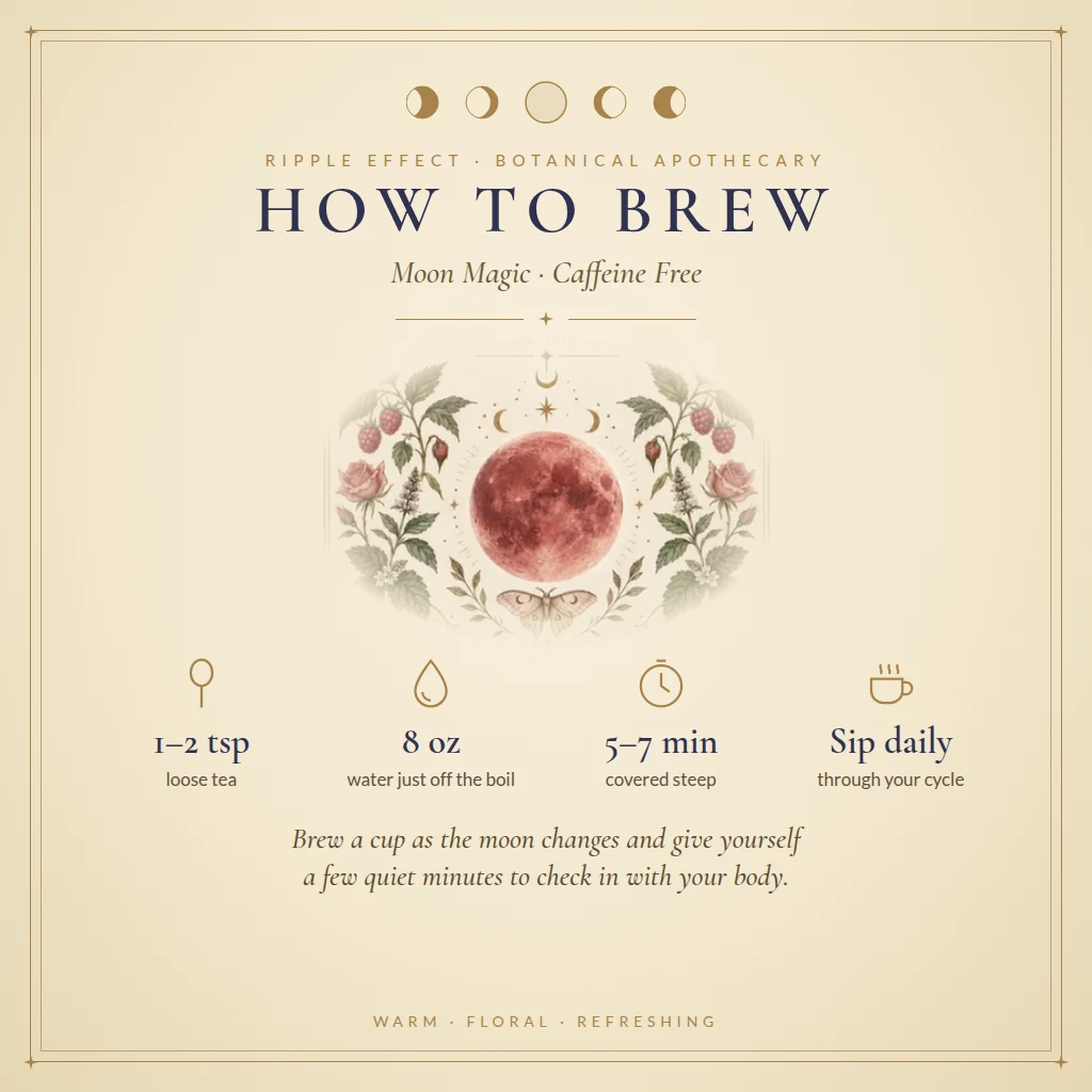 How to brew Moon Magic tea