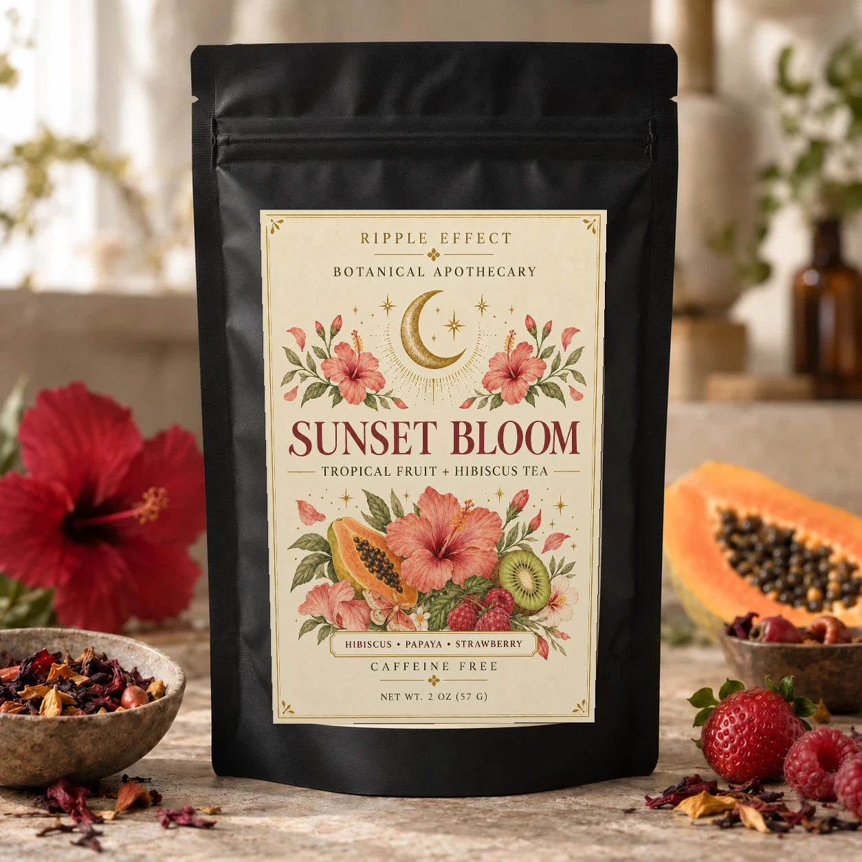 Sunset Bloom loose leaf tea